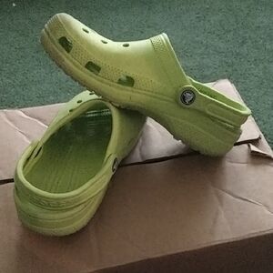 CROCS Neon Green Clogs